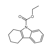 1,2,3,4-tetrahydrocarbazol-9-carboxylic acid ethyl ester结构式