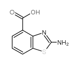 2-氨基-4-苯并噻唑羧酸结构式