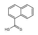 1-naphthalenedithiocarboxylic acid Structure