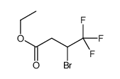 Ethyl 3-bromo-4,4,4-trifluorobutanoate Structure