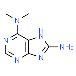 1H-Purine-6,8-diamine,N6,N6-dimethyl- (9CI) Structure