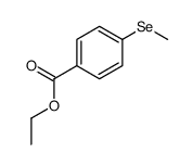 ethyl 4-methylselanylbenzoate Structure