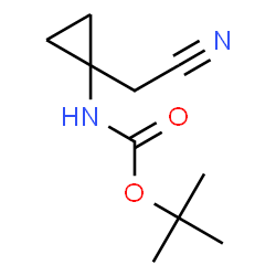 Carbamic acid, [1-(cyanomethyl)cyclopropyl]-, 1,1-dimethylethyl ester (9CI) Structure