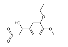 1-(3,4-diethoxy-phenyl)-2-nitro-ethanol Structure