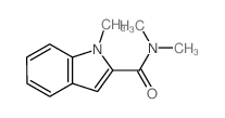 N,N,1-trimethylindole-2-carboxamide structure