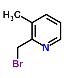 2-(Bromomethyl)-3-methylpyridine结构式