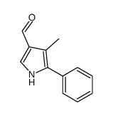 4-methyl-5-phenyl-1H-pyrrole-3-carbaldehyde结构式