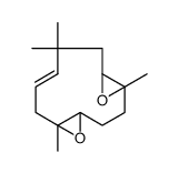 (9E)-humulene-2,3,6,7-diepoxide Structure