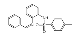 N-[2-(benzylideneamino)phenyl]-4-methylbenzenesulfonamide Structure