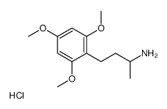 4-(2,4,6-trimethoxyphenyl)butan-2-amine,hydrochloride Structure