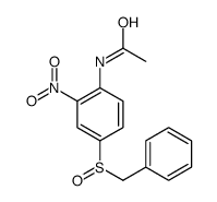 N-(4-benzylsulfinyl-2-nitrophenyl)acetamide Structure