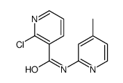 2-chloro-N-(4-methylpyridin-2-yl)pyridine-3-carboxamide Structure