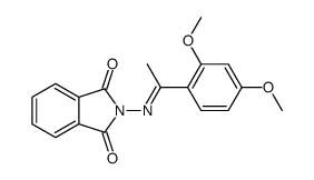 2-[(E)-1-(2,4-dimethoxyphenyl)ethylideneamino]isoindole-1,3-dione Structure