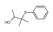 (2RS)-3-methyl-3-phenylsulfanylbutan-2-ol Structure