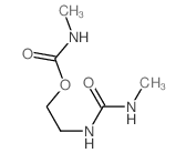 2-(methylcarbamoylamino)ethyl N-methylcarbamate structure