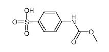 4-(methoxycarbonylamino)benzenesulfonic acid Structure