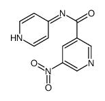 5-nitro-N-pyridin-4-ylpyridine-3-carboxamide Structure