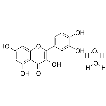 Quercetin dihydrate Structure