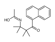 N-(2,3,3-trimethyl-4-naphthalen-1-yl-4-oxobutan-2-yl)acetamide结构式