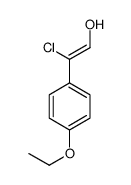 (Z)-2-CHLORO-2-(4-ETHOXYPHENYL)ETHENOL structure