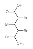 Hexanoic acid,2,3,4,5-tetrabromo- Structure