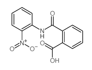 2-[(2-nitrophenyl)carbamoyl]benzoic acid结构式