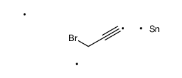 3-bromoprop-1-ynyl(trimethyl)stannane Structure