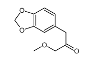 1-(1,3-benzodioxol-5-yl)-3-methoxypropan-2-one结构式