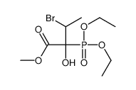 methyl 3-bromo-2-diethoxyphosphoryl-2-hydroxybutanoate Structure