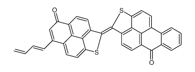 2-(5-oxobenzo[4,5]phenaleno[1,9-bc]thien-2(5H)-ylidenebenzo[4,5]phenaleno[1,9-bc]thiophen-5(2H)-one Structure