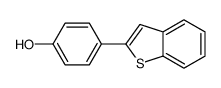 4-[Benzo(b)thiophen-2-yl]phenol Structure