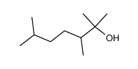 2,3,6-trimethyl-heptan-2-ol结构式