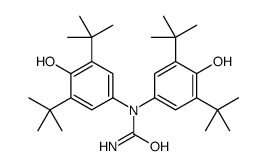 1,1-bis(3,5-ditert-butyl-4-hydroxyphenyl)urea结构式