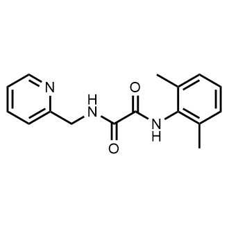 N1-(2,6-二甲基苯基)-N2-(吡啶-2-基甲基)草酰胺结构式