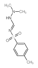 N-dimethylamino-N-(4-methylphenyl)sulfonyl-methanimidamide结构式