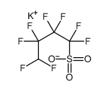 potassium 1,1,2,2,3,3,4,4-octafluorobutane-1-sulphonate结构式