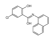 5-chloro-2-hydroxy-N-naphthalen-1-ylbenzamide Structure