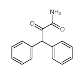 2-oxo-3,3-diphenyl-propanamide结构式