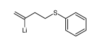 2-lithio-4-phenylthiobut-1-ene Structure