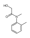 2-hydroxy-N-methyl-N-(2-methylphenyl)acetamide结构式