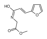 N-(2-FURFURYLIDENEACETYL)GLYCINE METHYL ESTER structure