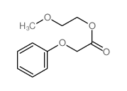 2-methoxyethyl 2-phenoxyacetate Structure