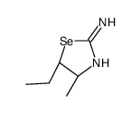 (4S,5R)-5-ethyl-4-methyl-4,5-dihydro-1,3-selenazol-2-amine Structure