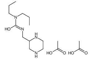 acetic acid,3-(piperazin-2-ylmethyl)-1,1-dipropylurea Structure