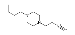 1-Butyl-4-(2-isocyanoethyl)piperazine structure