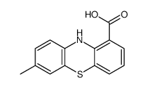 7-methyl-10H-phenothiazine-1-carboxylic acid Structure