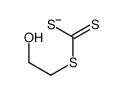 2-hydroxyethylsulfanylmethanedithioate结构式