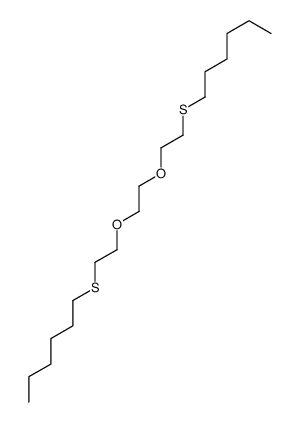 1-[2-[2-(2-hexylsulfanylethoxy)ethoxy]ethylsulfanyl]hexane Structure