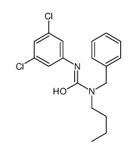 1-benzyl-1-butyl-3-(3,5-dichlorophenyl)urea结构式