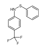 N-phenylsulfanyl-4-(trifluoromethyl)aniline Structure